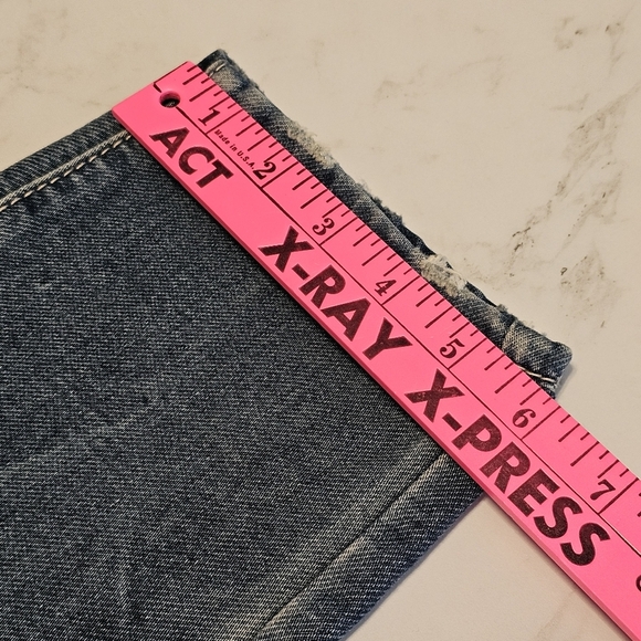 Silver Jeans Co. Aiko High Skinny Jeans W32 Medium Wash Distressed - Picture 15 of 16